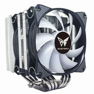 12600 X99 AMD 201 冰蝶6热管12cm静音风扇cpu散热器支持1700