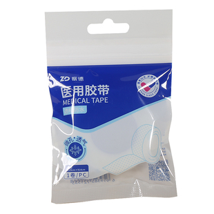 ZD振德透明防水医用胶带微孔透气PE型1.25cm*914cm*1卷/PC