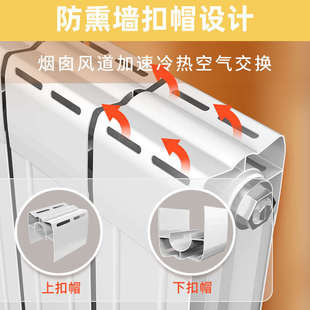 家用暖式铝铜片散热器暖气片水暖集中供热立式横圣劳伦斯板式复合