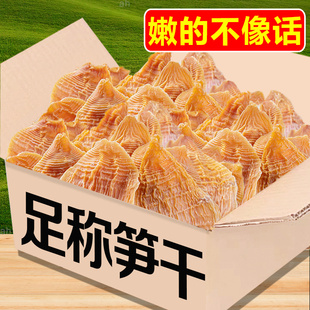 农家毛笋干500g嫩笋尖竹笋野生日晒干笋干货浙江临安特产冬笋片