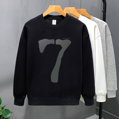 2024新款重磅圆领卫衣男数