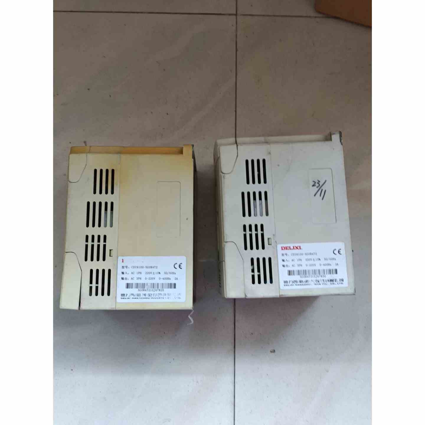 德力西变频器CDI9100-SG0R4T2,220V0.4K,不是实价