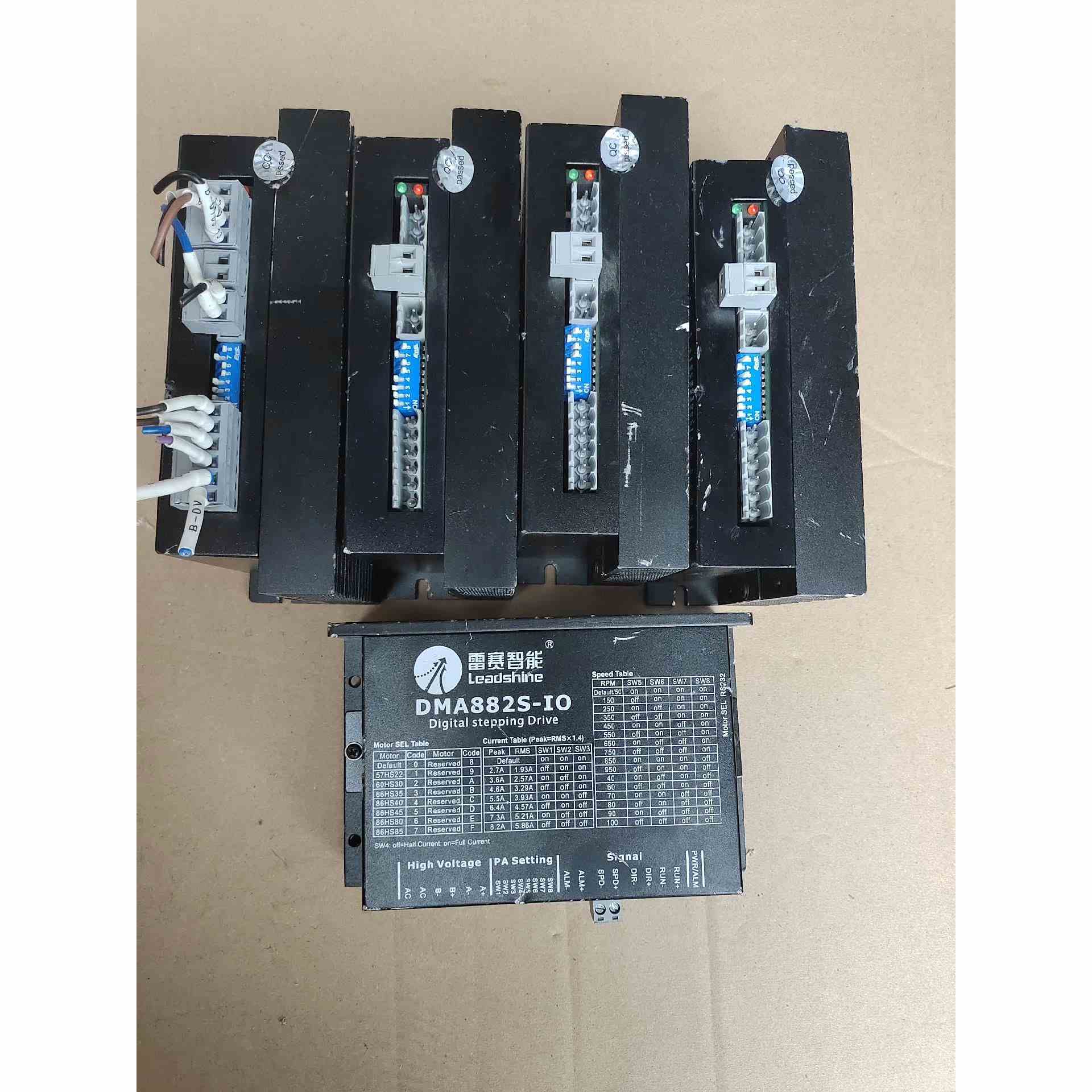 雷赛智能DMA882S-IO自带脉冲驱动器。电流可调8.，不是实价