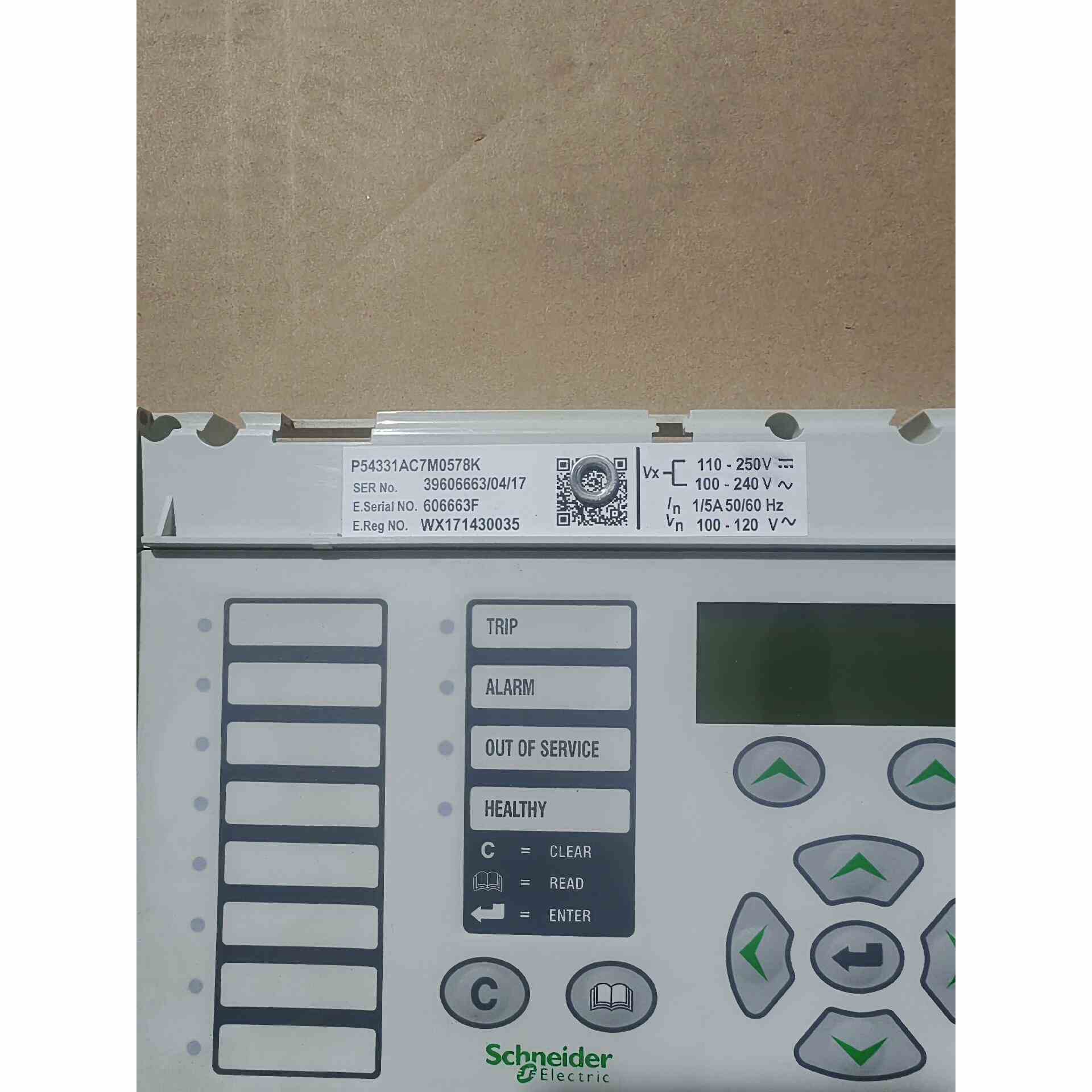 AVERA Micom P542继电综合保护器面板,,非实价