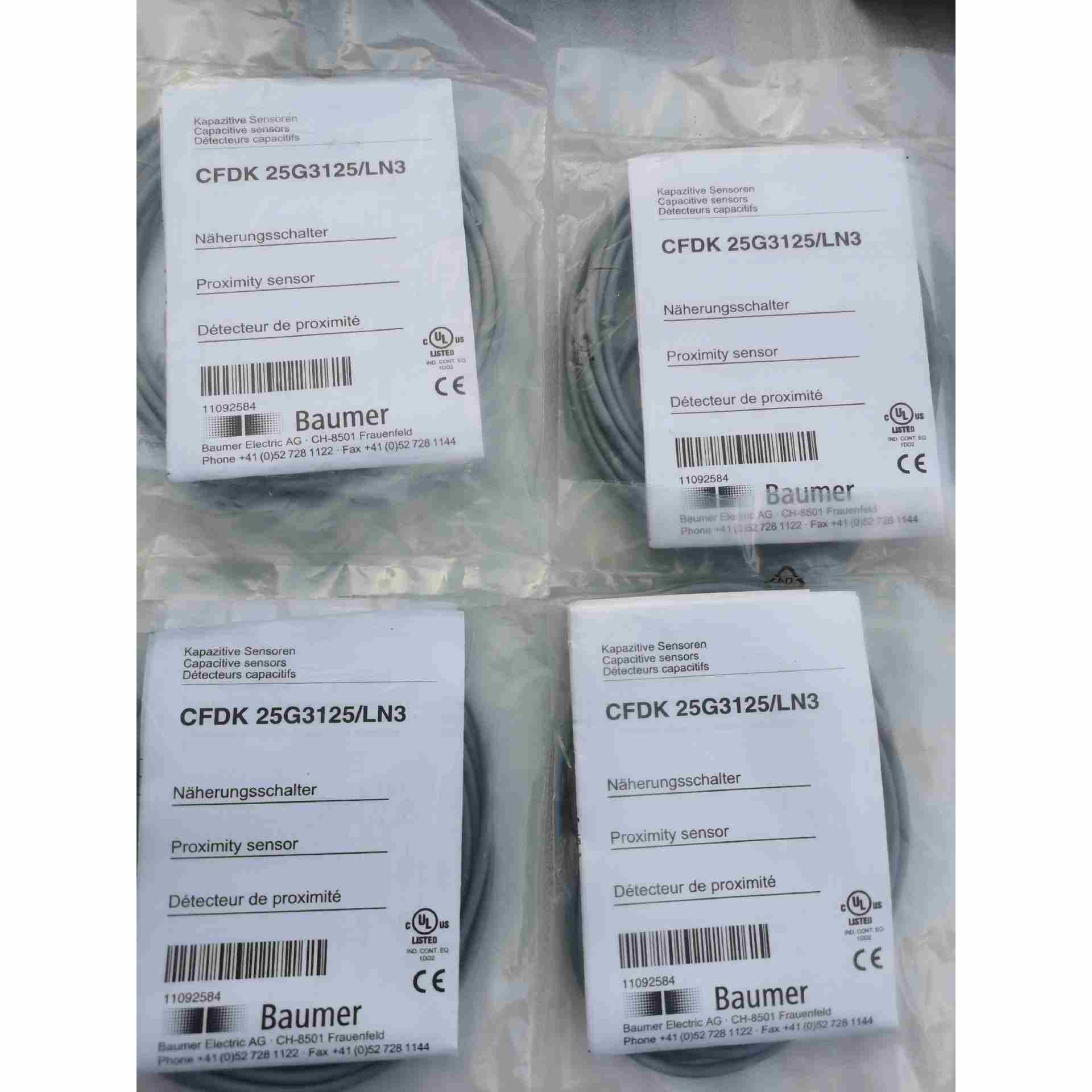 堡盟传感器CFDK 25G3125/LN3，不是实价