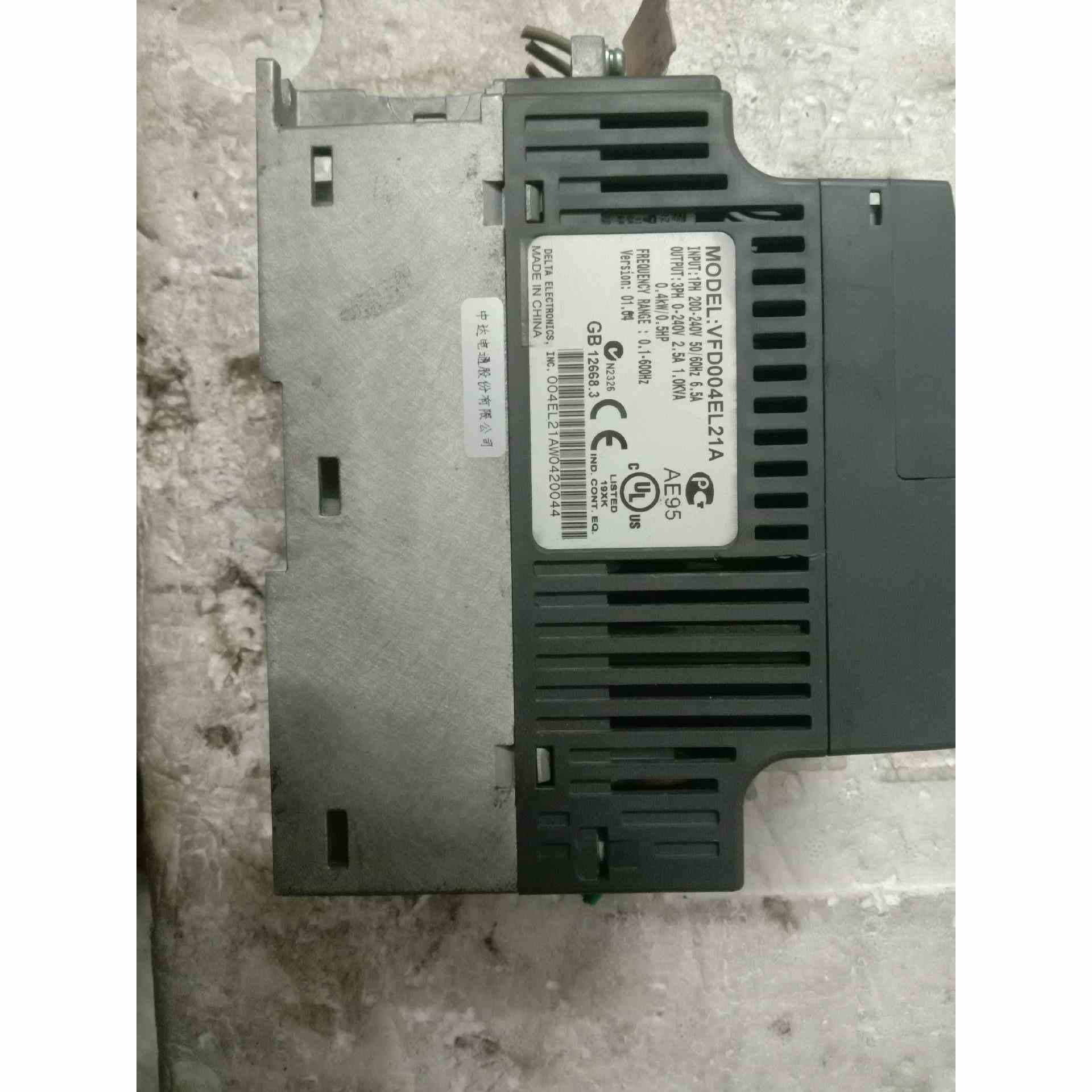 台达变频器VFD004EL21A 变频器，不是实价