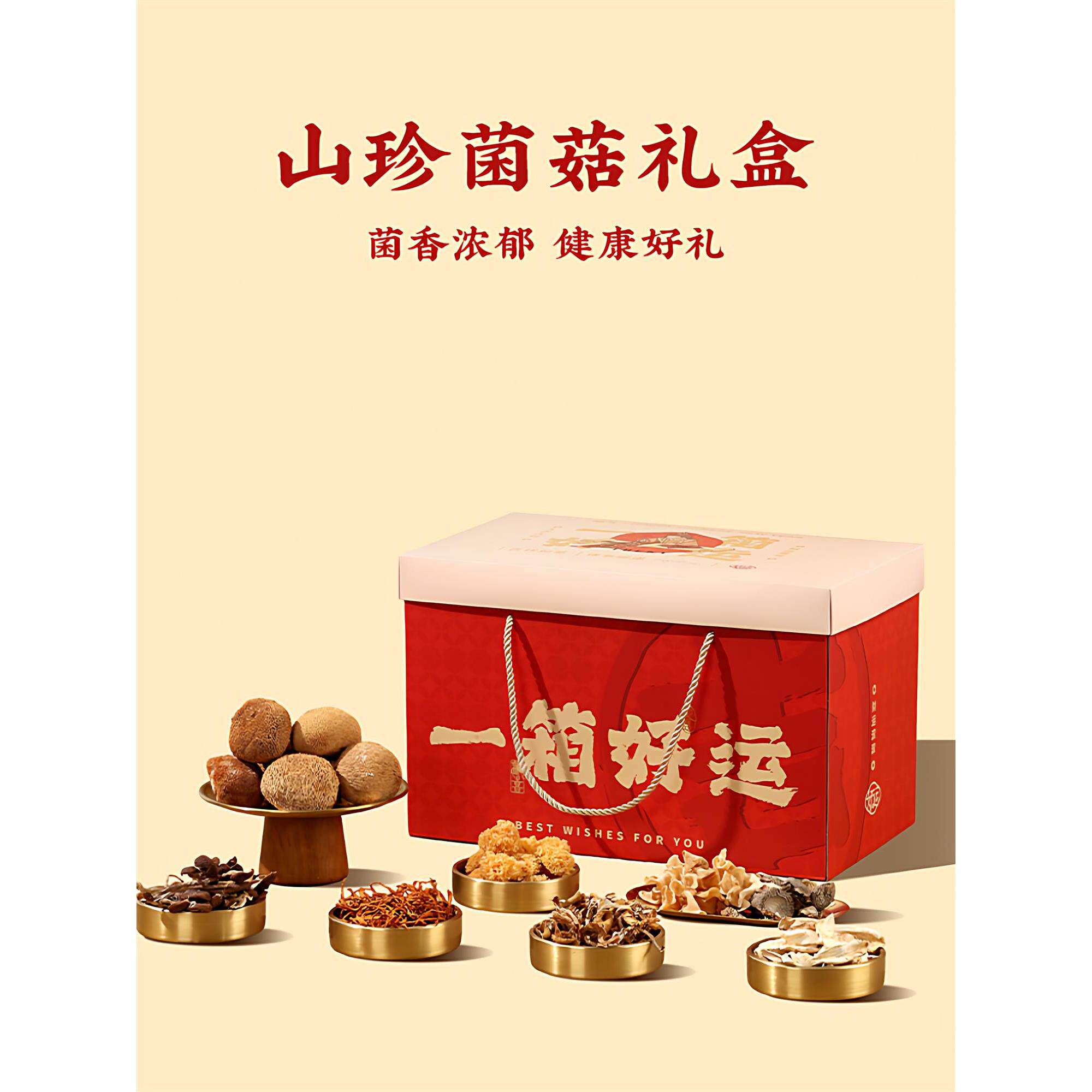 菌菇礼盒山珍云南干货特产送礼长辈羊肚菌滋补补品见家长礼品礼物