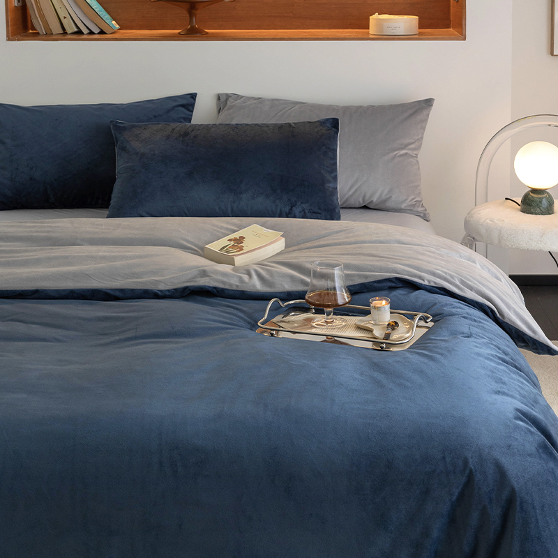 定做订制天鹅绒四件套