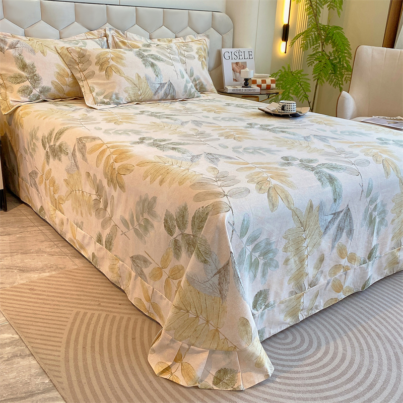 订制加厚全棉纯棉磨毛床单