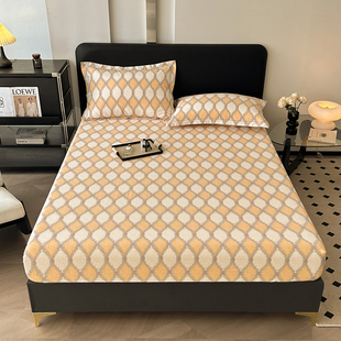 定做订制A类纯棉全棉磨毛床笠榻榻米床罩套包90*120*135*150*190