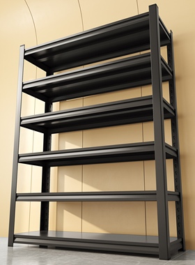 家用货架置物架多层落地仓库阳台储藏室杂物间商用超市钢制收纳架