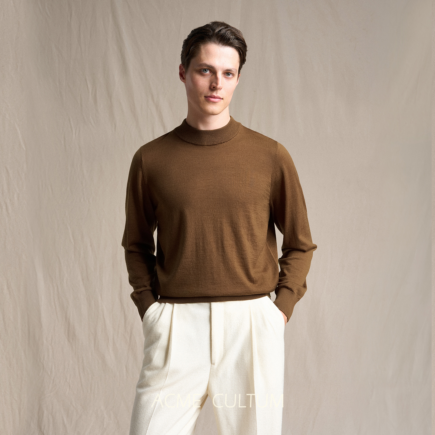 Acmecultum美利奴羊毛毛衣