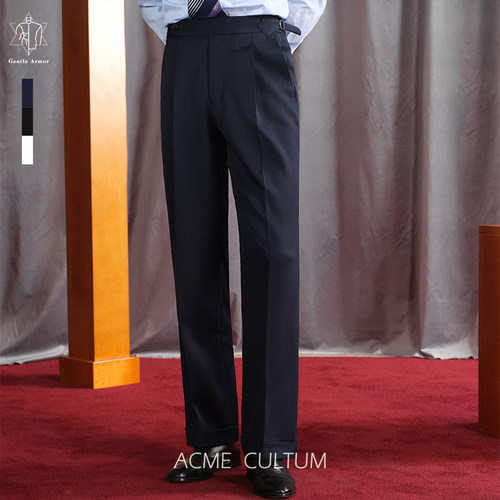 Acmecultum绅士盔甲高腰西裤