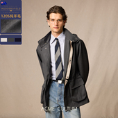 Acme cultum英国Huddersfield羊毛斜纹连帽夹克外套男防风上衣