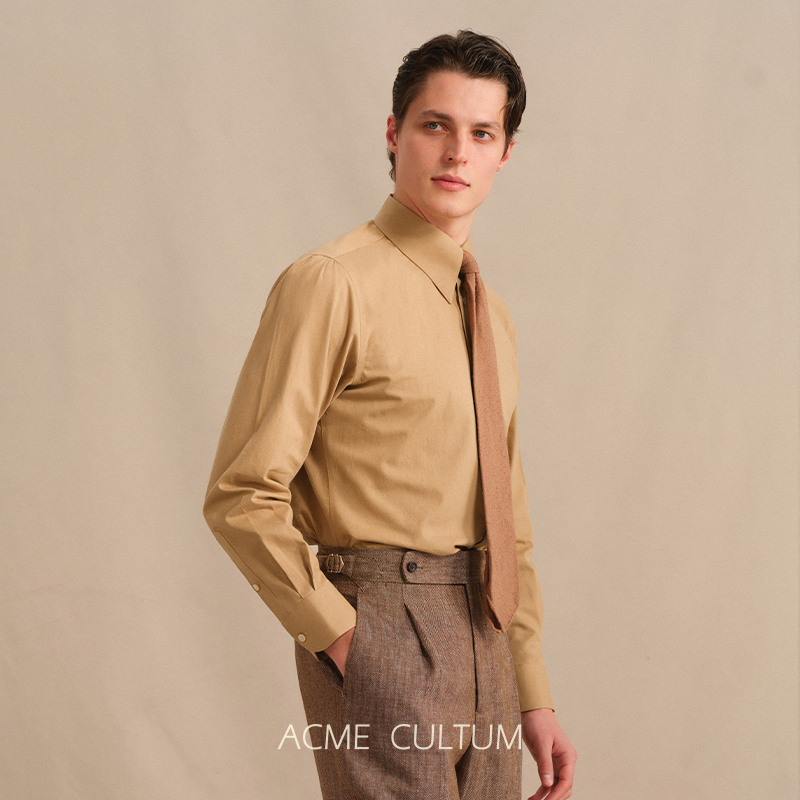Acmecultum木棉尖领易打理衬衫