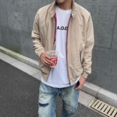 复古立领潮流宽松防风机车哈灵顿G9飞行夹克男装 外套男春秋季 美式