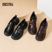 女新款 通勤女鞋 春秋季 大东厚底乐福鞋 百搭英伦风jk小皮鞋 女款 单鞋