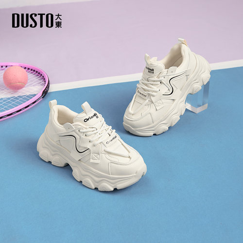 老爹鞋时尚休闲简约系带高跟