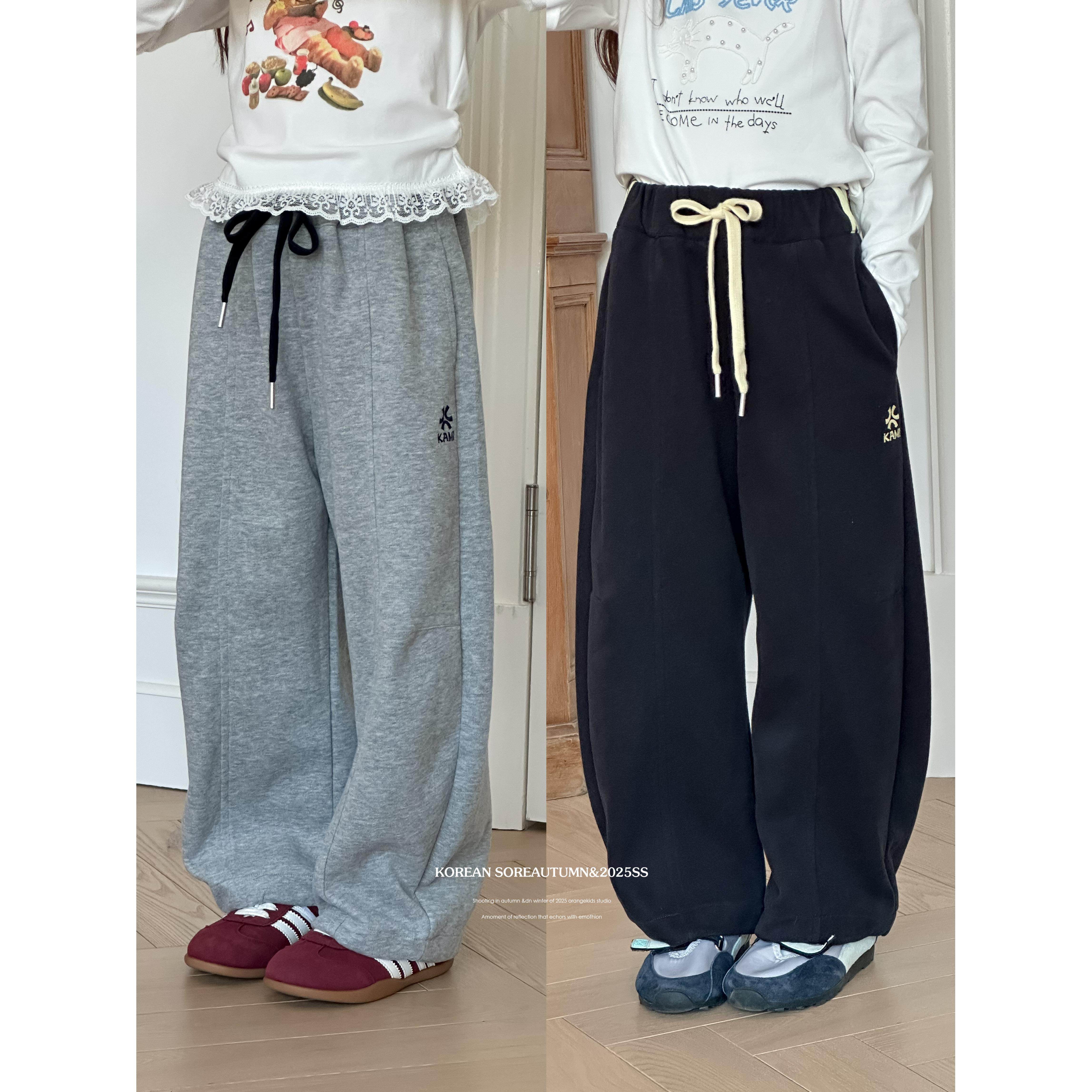 女童裤子2025秋装新款儿童韩系宽松运动裤中大童休闲弯刀裤卫裤潮,童装/婴儿装/亲子装,运动裤卫裤,淘宝优惠券,粉丝福利购,淘宝优惠卷