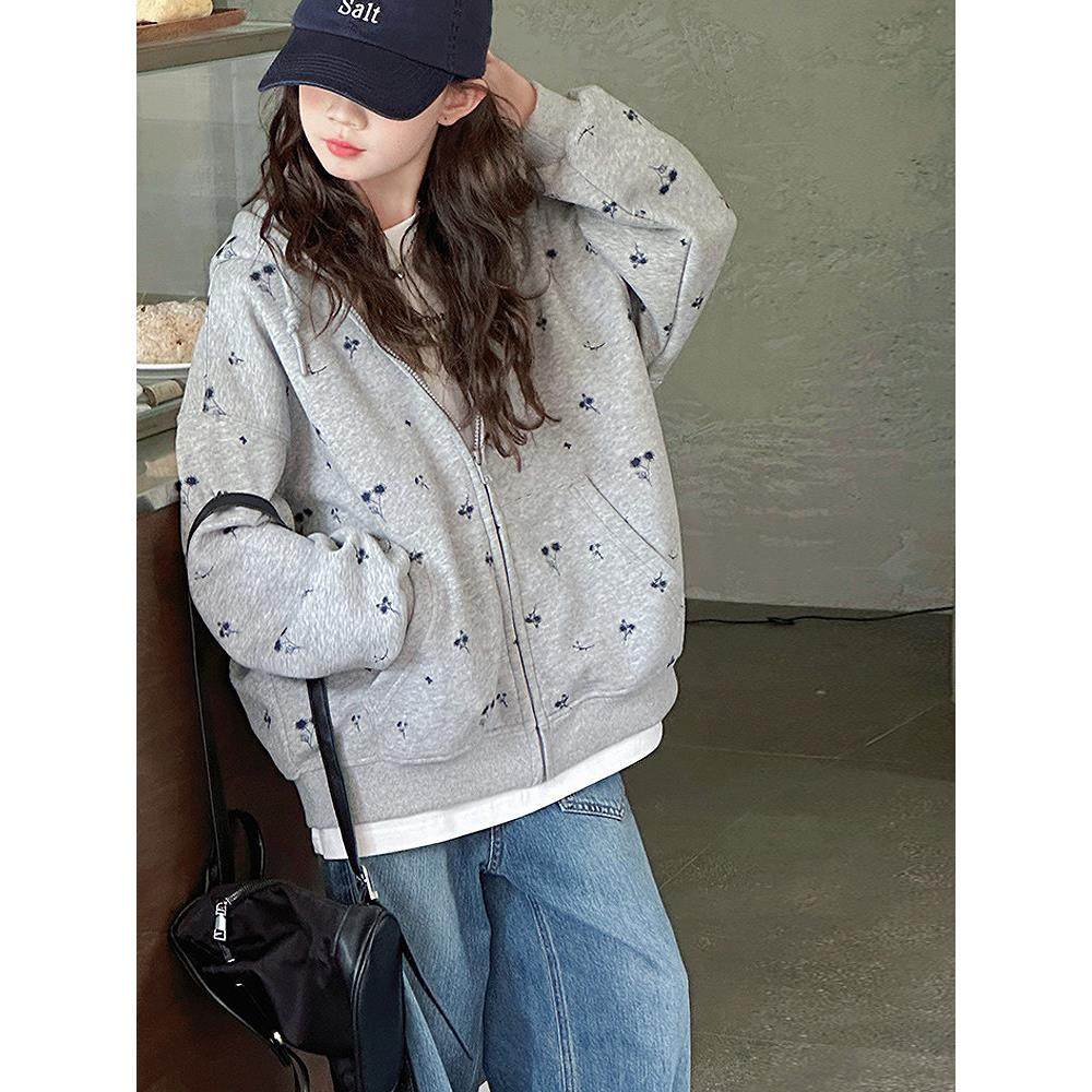 童装女童卫衣外套儿童棒球服2025秋装新款女大童春秋休闲连帽上衣