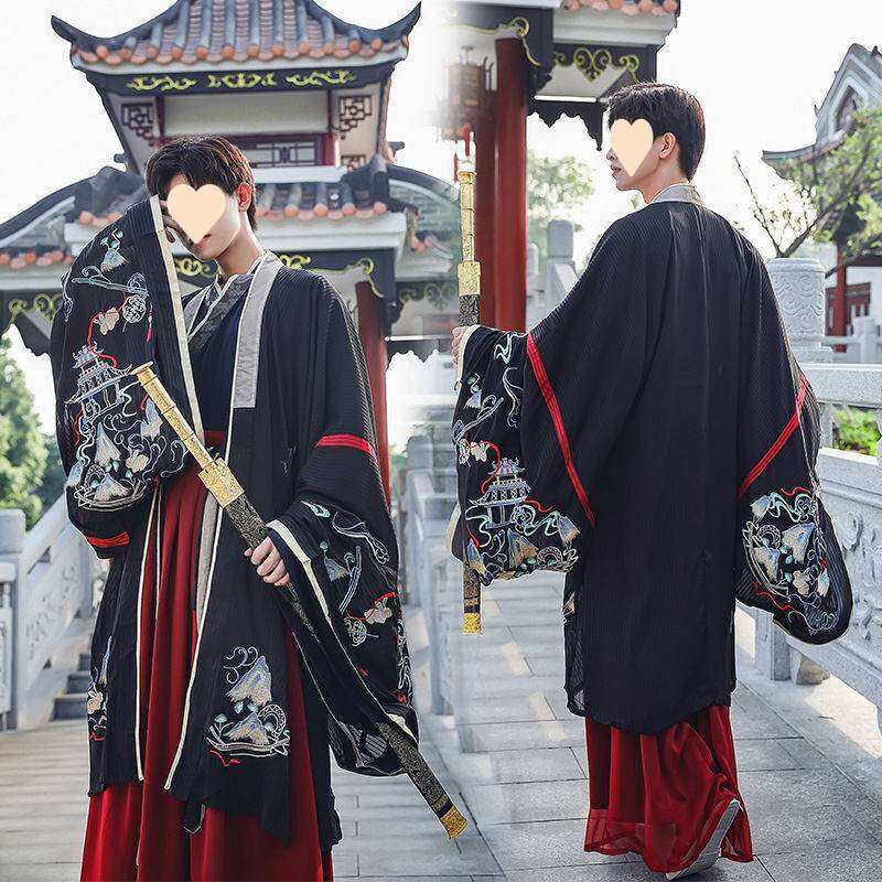 전통 한푸 고대 코스트롬 무술 히로인 엠브로