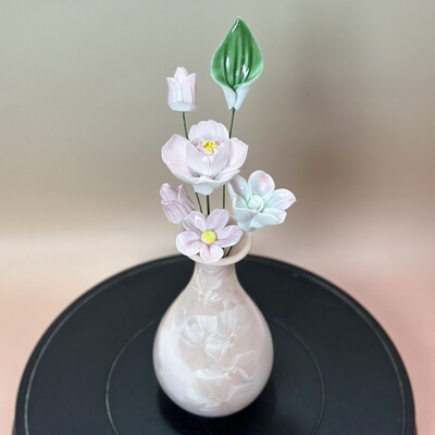 【专属搭配6支花】景德镇陶瓷花