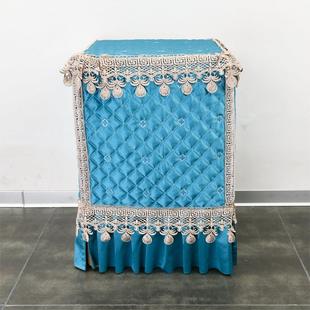 定制保险柜防尘罩保险箱盖巾蕾丝布艺家用床头柜五斗柜套盖布包邮