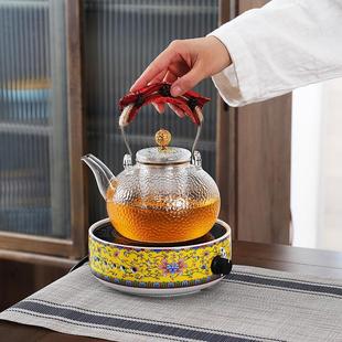 电陶炉煮茶壶家用泡茶专用玻璃煮茶器小型迷你茶水分离养生烧水壶