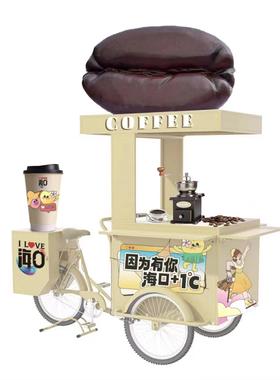 现代创意网红咖啡豆定制模型玻璃钢雕塑店铺门头招牌灯箱装饰摆件