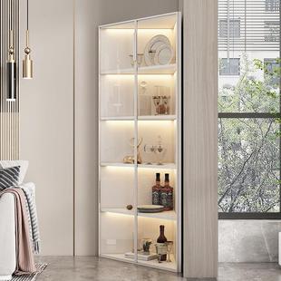 实木角柜墙地脚三角形酒柜餐厅直角边柜小展示柜角卧室储物架