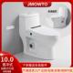 直冲式 马桶侧排大口径小户型墙排左右排后排水坐便自动智能座便器