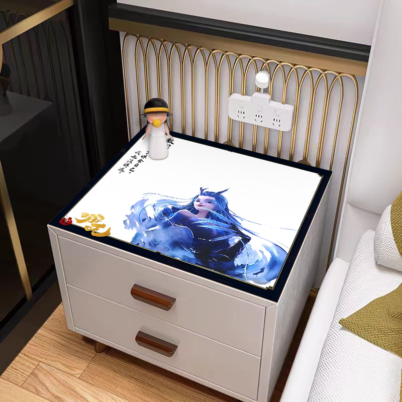 床头柜垫吸水卡通软硅藻泥防烫防尘盖布免洗可裁剪耐脏盖布洗衣机