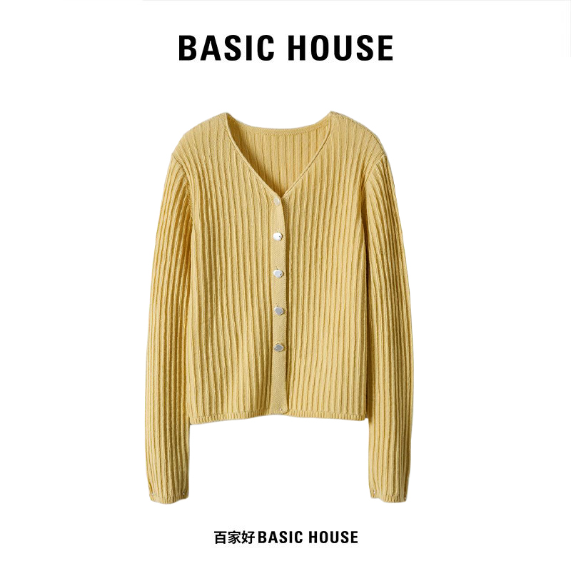 百家好设计感毛针织衫