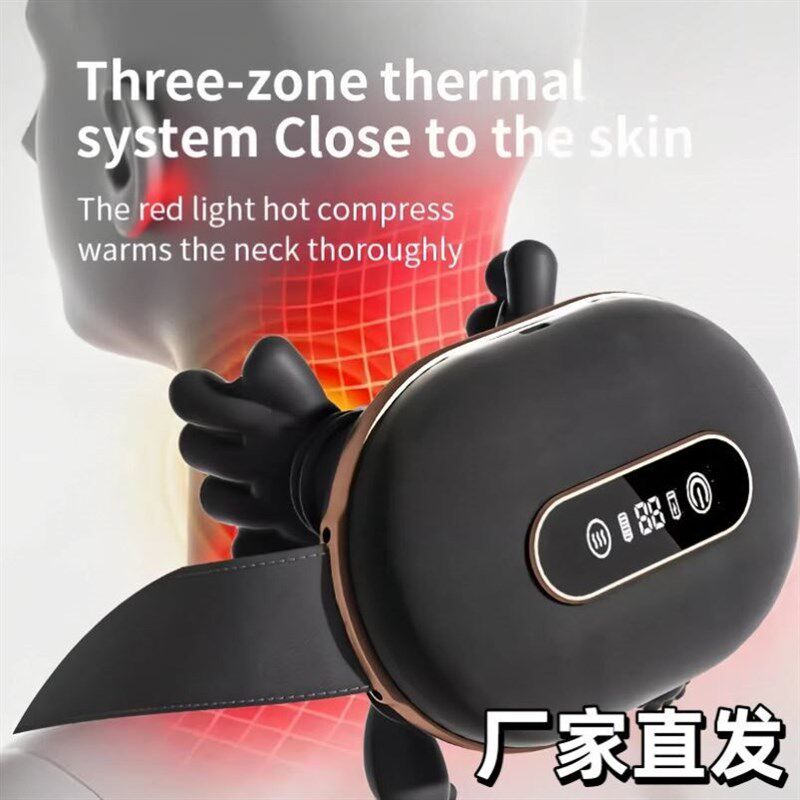 大师手肩颈按摩仪颈椎头部按摩器仿真人手揉捏热敷多功能按摩披肩