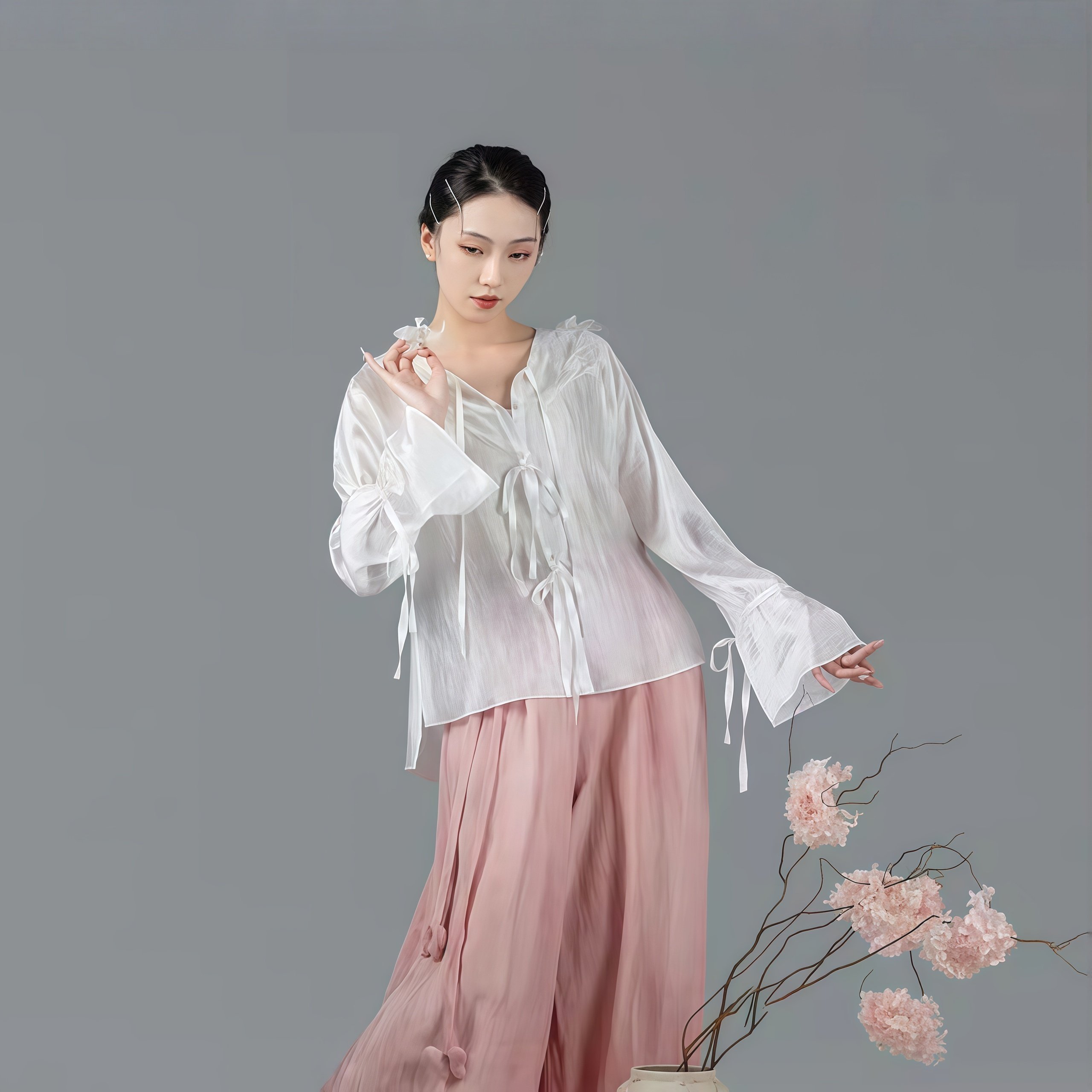 新款新中式国风改良织羽醋酸刺绣上衣日常宽松显瘦抽绳系带练功服,运动/瑜伽/健身/球迷用品,古典舞服,淘宝优惠券,粉丝福利购,淘宝优惠卷