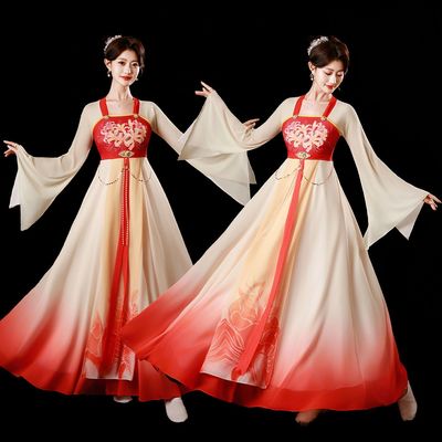 千古一醉流芳古典舞表演服仙气