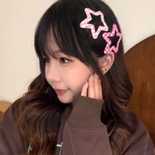 小礼物2026年学院风格 子BB夹发卡彩色水滴掰掰夹碎发刘海夹发饰