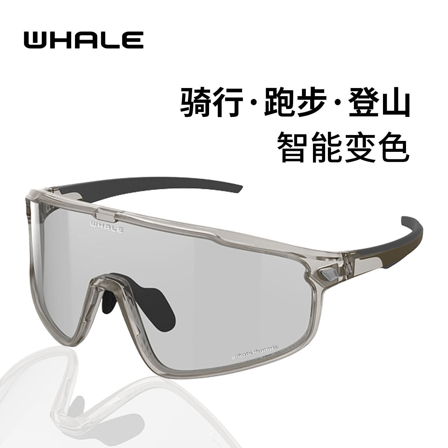 SPRING'SWHALE/鲸鱼变色骑行镜