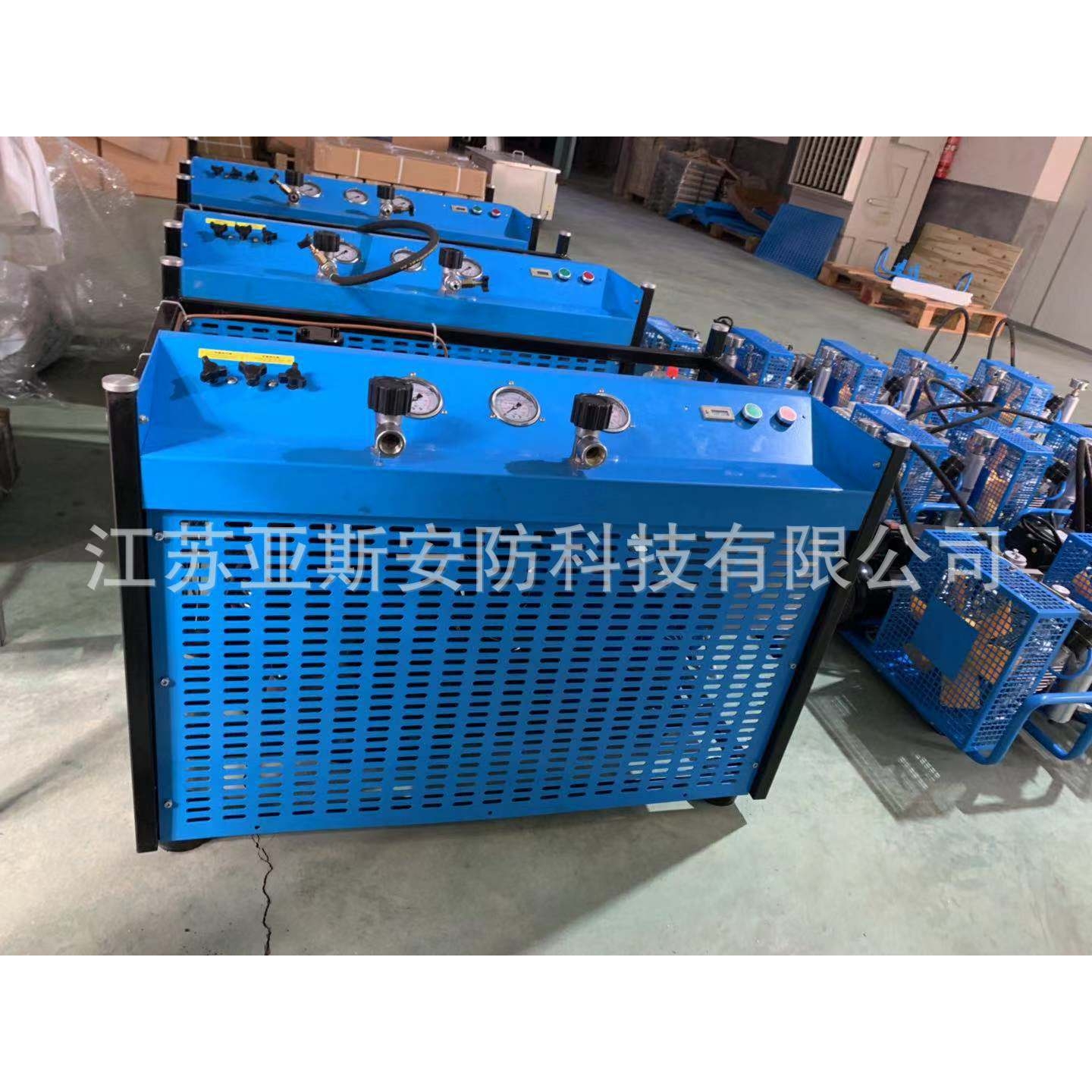 亚斯安 救生消防气瓶 打气泵300L呼吸器充气泵 呼吸用高压空压机