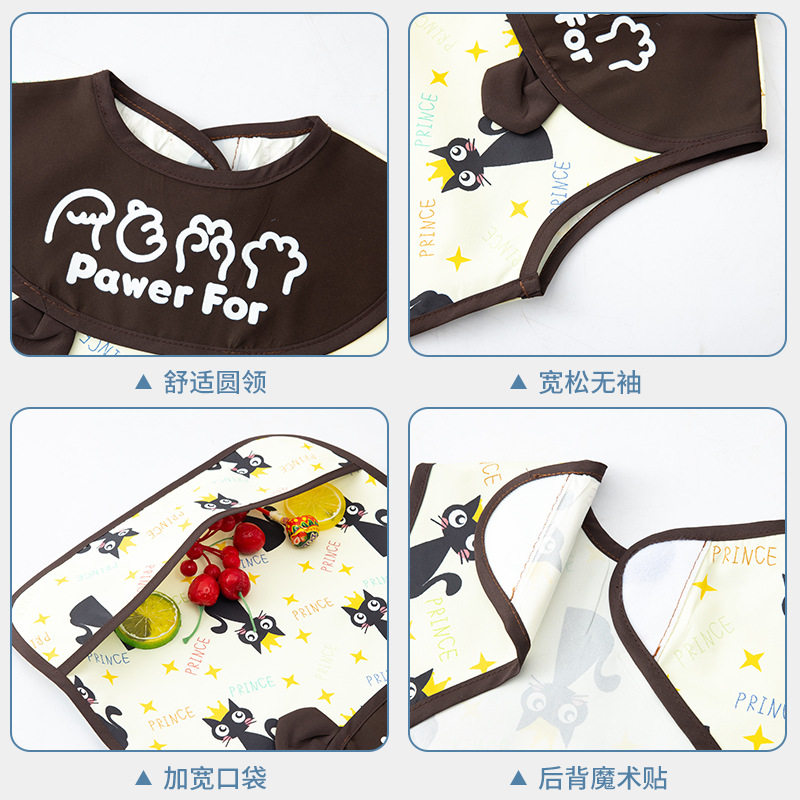 夏季儿童围兜宝宝吃饭罩