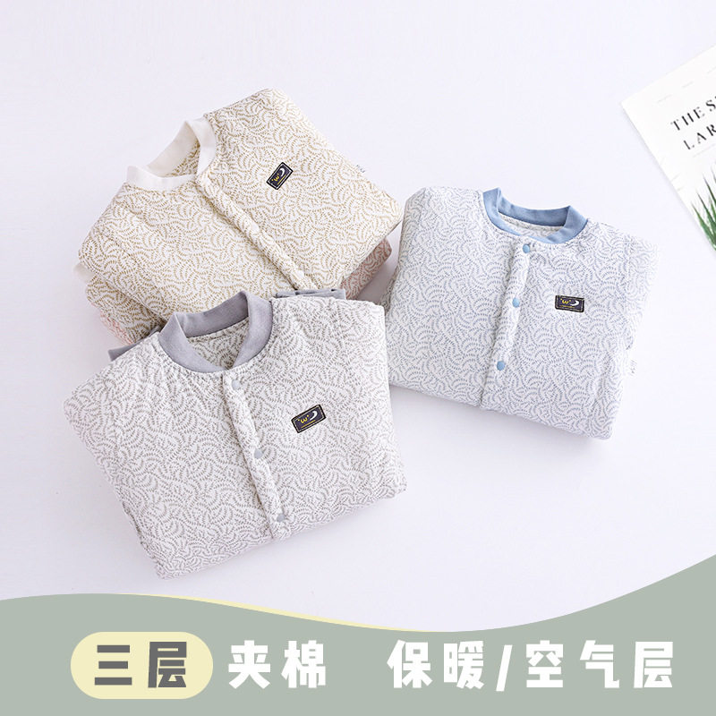 新生婴儿连体衣加棉加厚