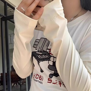 2026新款冰丝冰袖夏季宽松可调节男女防晒袖套长骑行开车手袖护袖