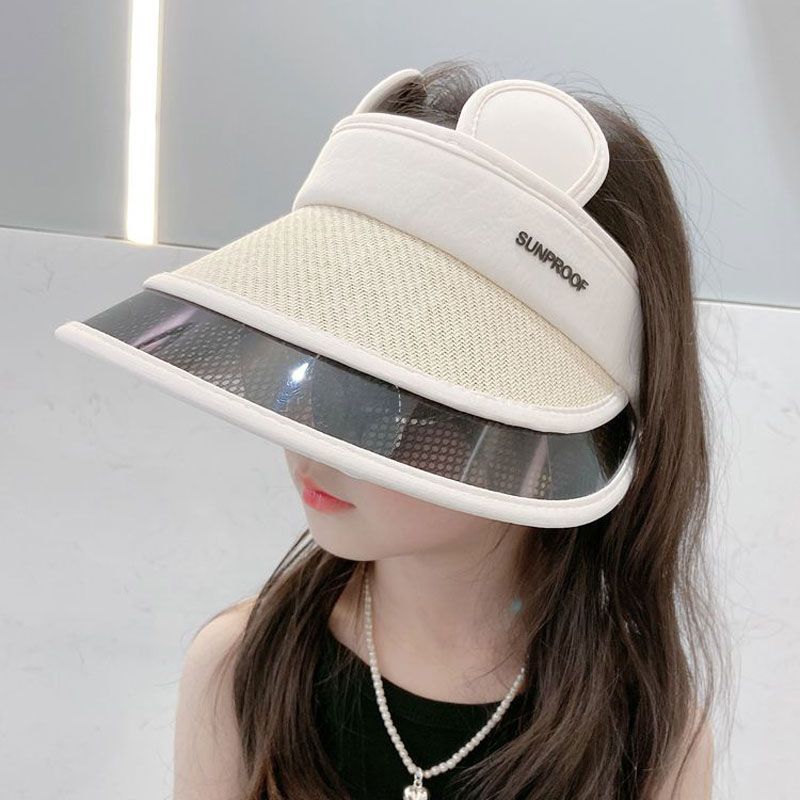 儿童防晒帽子女孩春夏出