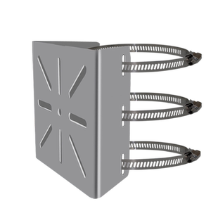 监控抱箍支架不锈钢海康大华球机枪机摄像头立杆路灯杆电线杆抱杆