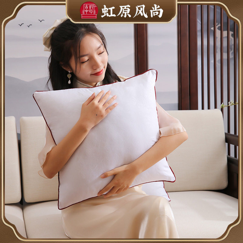 严选高弹抱枕芯压花十字