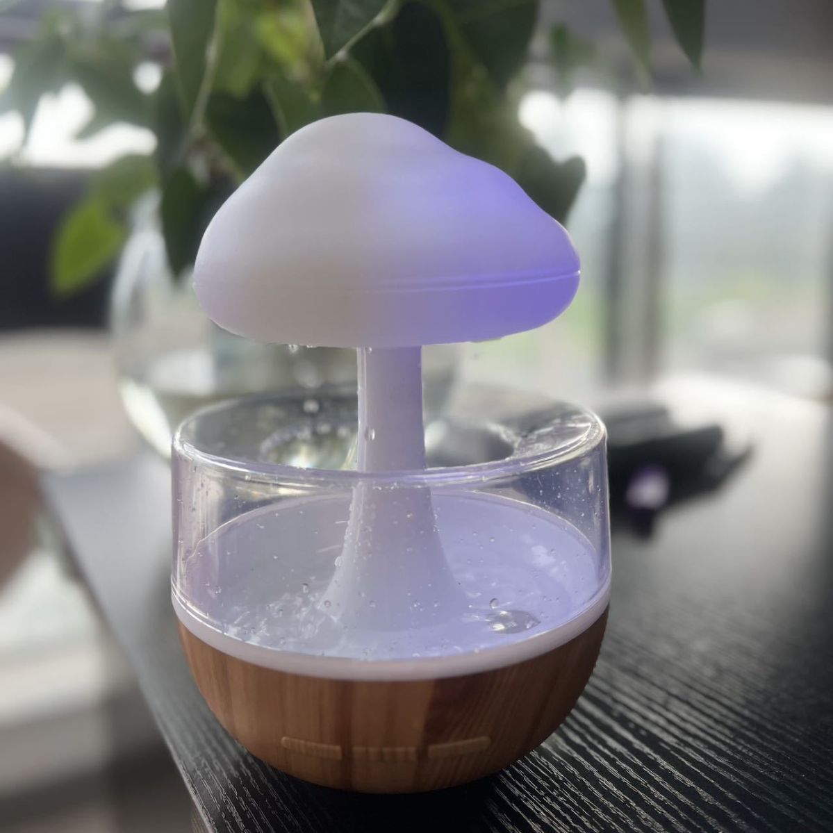 创意雨滴加湿器香薰机云