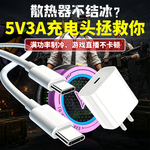 手机散热器20W/PD快充充电插头