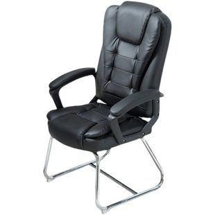 可躺舒适电脑椅家用办公椅麻将弓形久坐老板会议靠背游戏懒人椅子