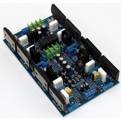 三肯2SA1494/2SC3858 大功率双声道纯后级舞台带散热器