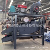 工厂价出口400 破碎机金矿鹅卵石制砂机配振动筛 600柴油动力锤式